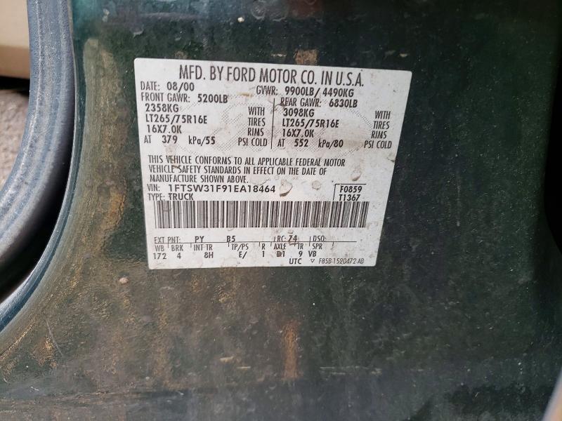 2001 Ford F350 SRW Super Duty