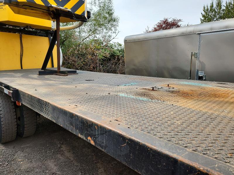 2010 Ford F650 Super Duty Flatbed Truck With Crash Attenuato