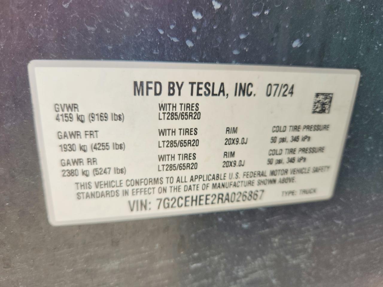 2024 Tesla Cybertruck