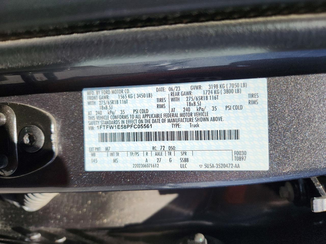2023 Ford F150 Supercrew