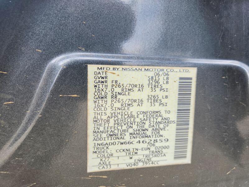 2006 Nissan Frontier SE