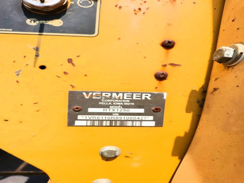 2008 Vermeer RTX1250 Cable Plow