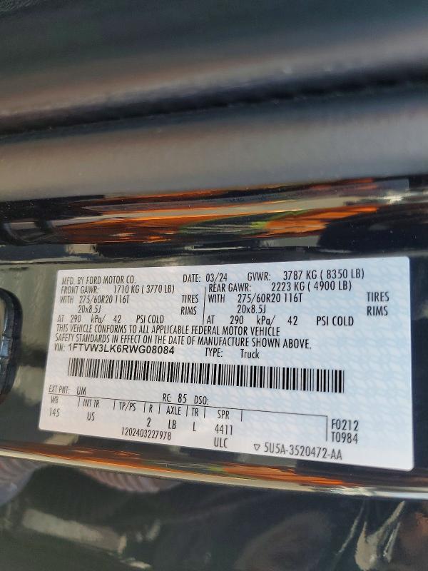 2024 Ford F150 Lightning XLT