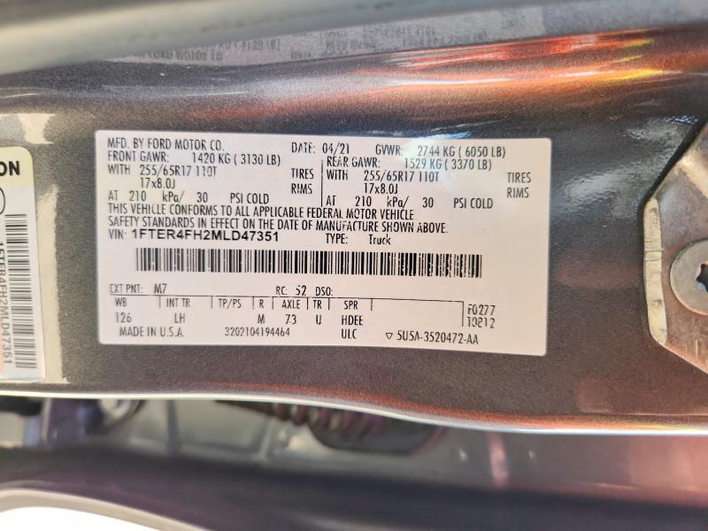 2021 Ford Ranger XL