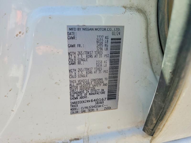 2024 Nissan Frontier PRO-4X