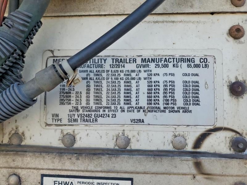 2016 Utility Trailer 2016 Utility Vs2ra Refrigerated van Trailer