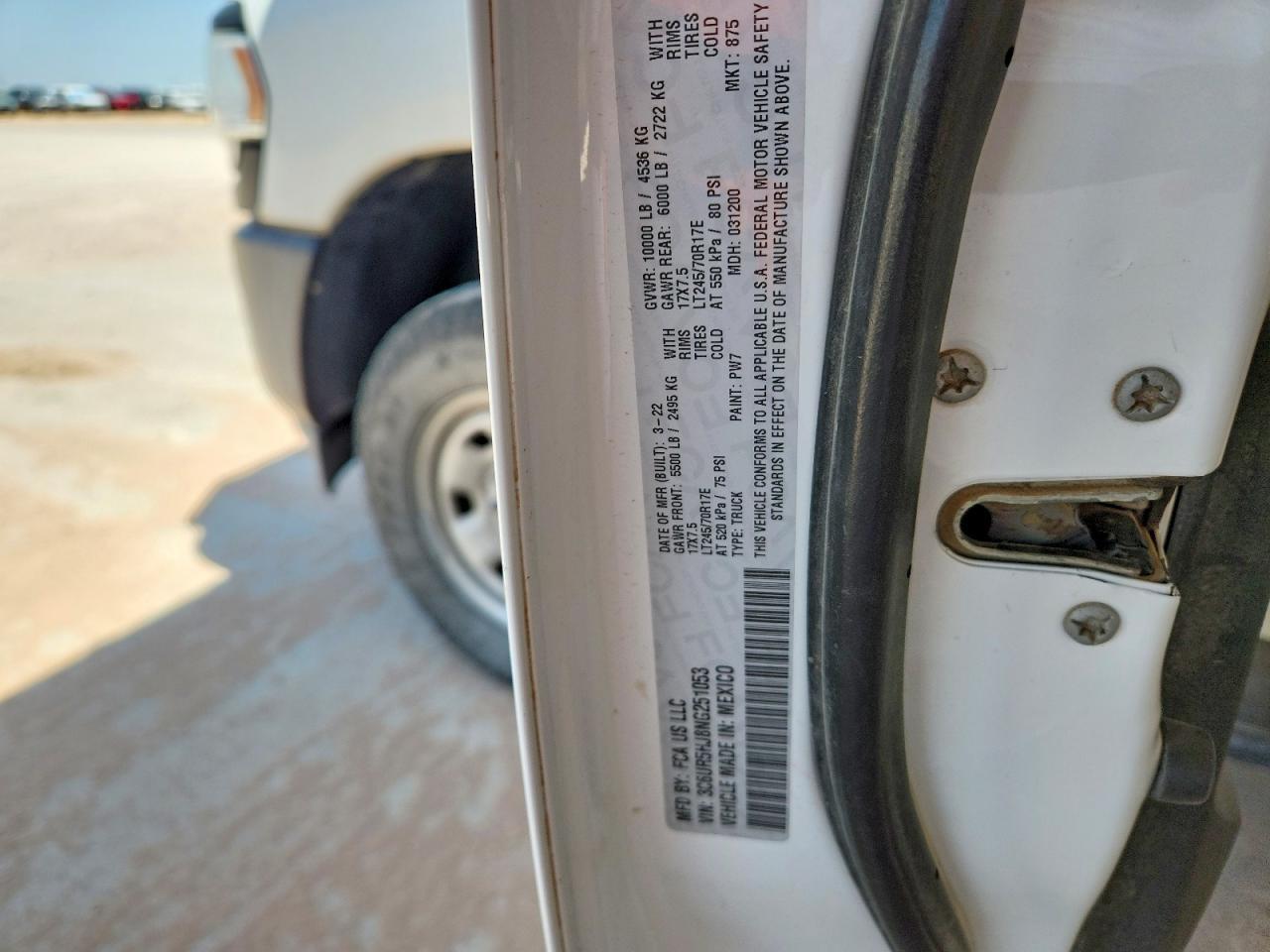2022 Dodge RAM 2500 Tradesman