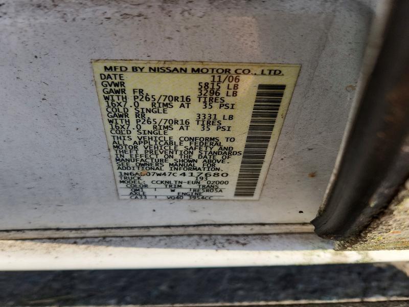 2007 Nissan Frontier SE