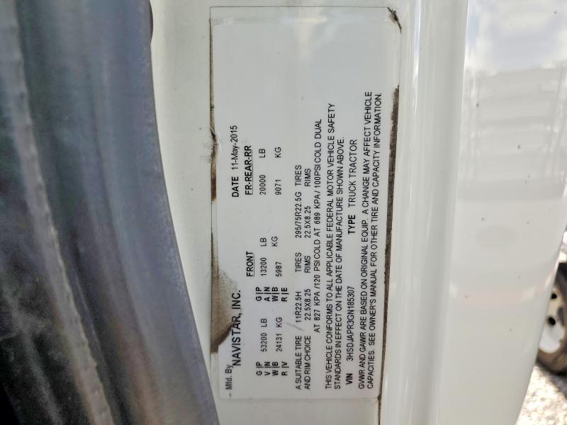 2016 International LF687 Semi Truck