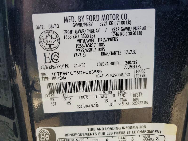 2013 Ford F150 Supercrew
