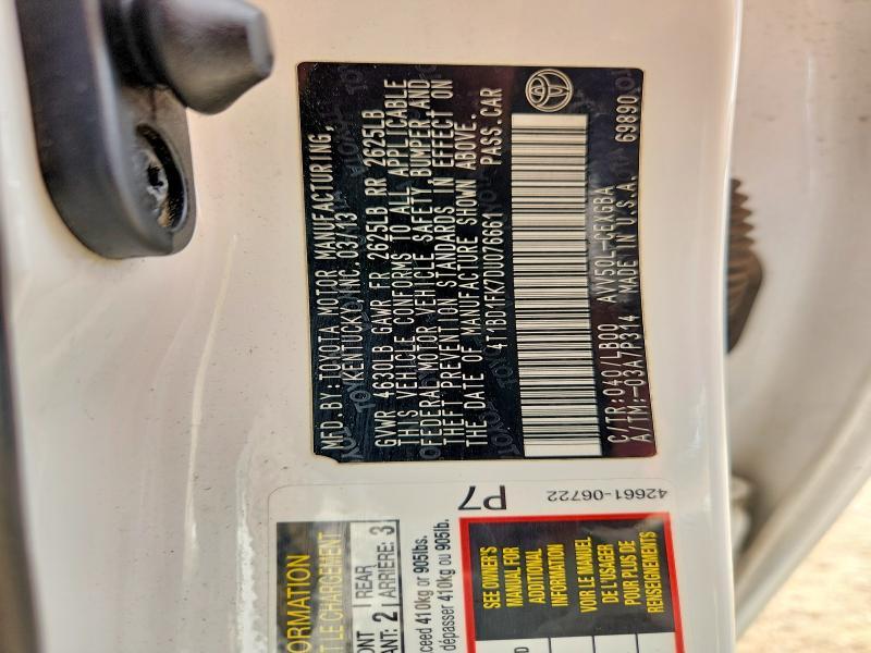 2013 Toyota Camry Hybrid xle