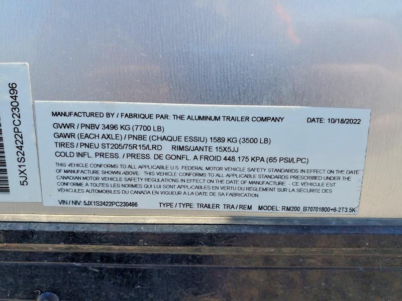 2023 Aluminum Trailer Co Trailers