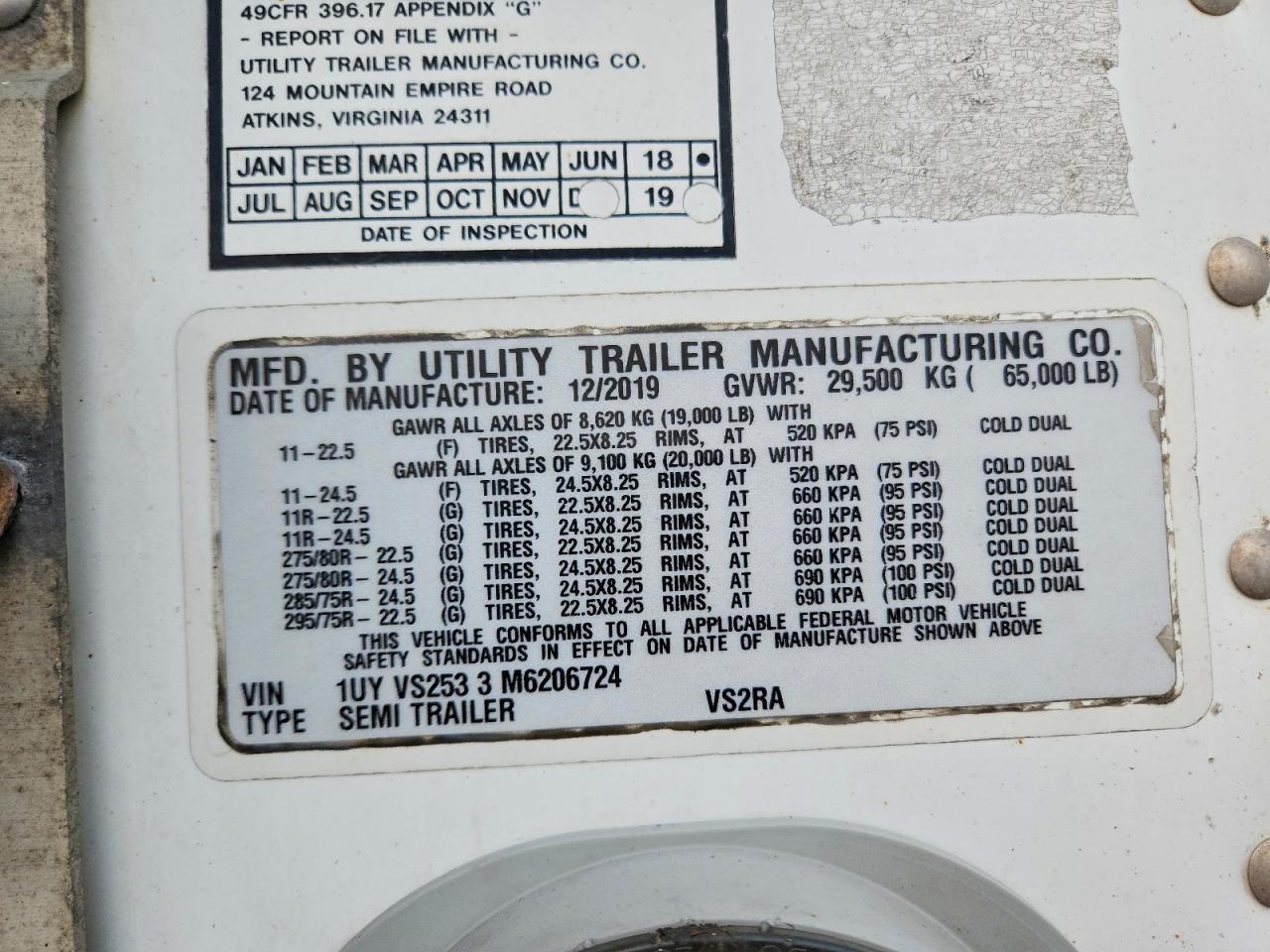 2021 Utility Trailer 2021  Trailer-Refrigerated Van Trailer