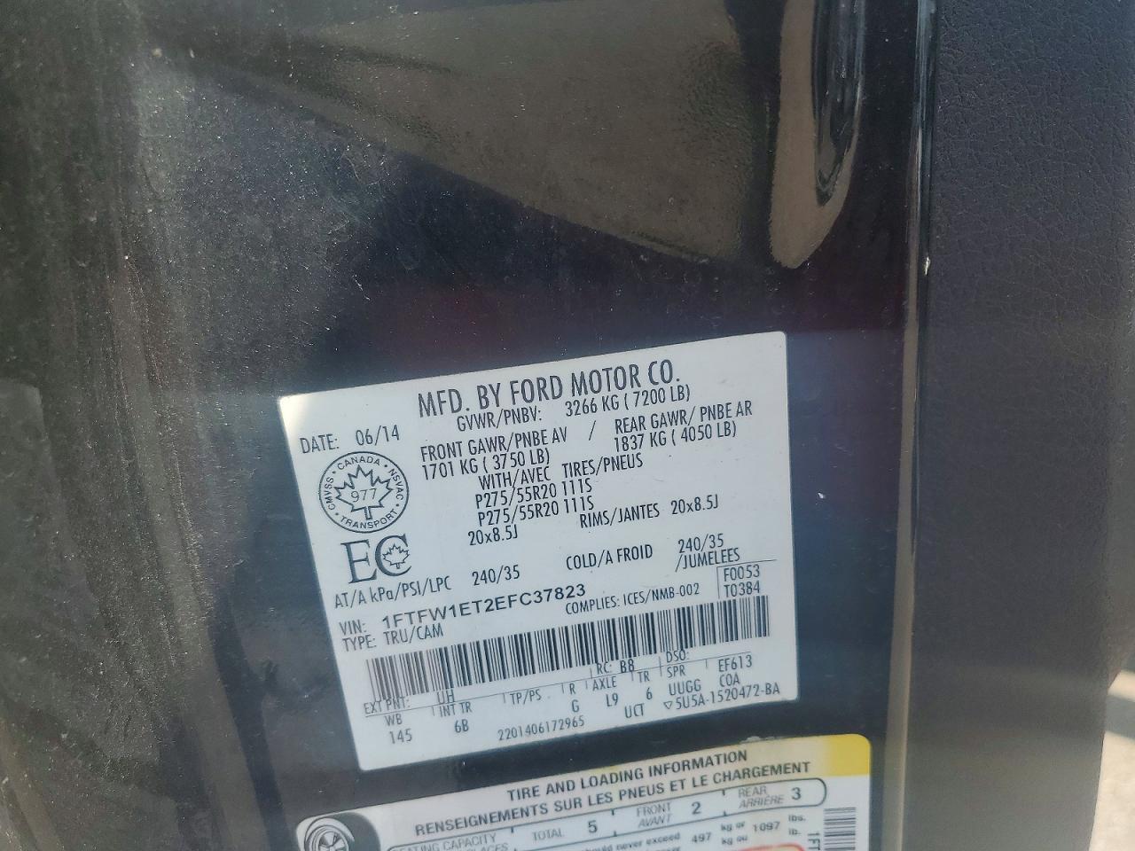 2014 Ford F150 Supercrew