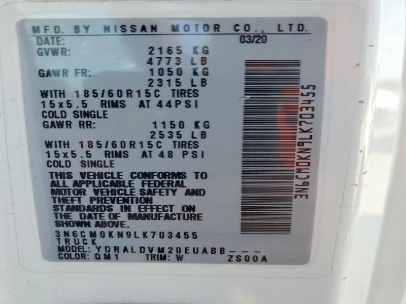 2020 Nissan NV200 S
