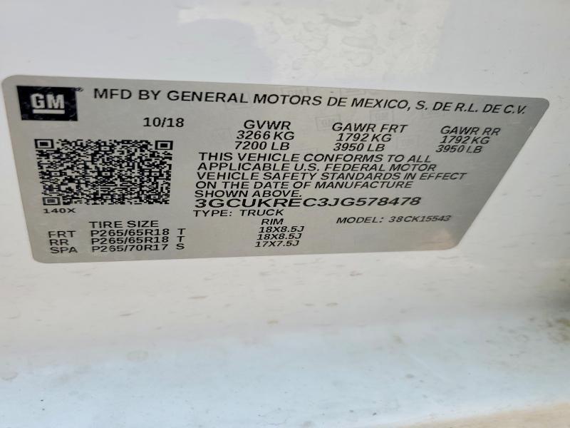 2018 Chevrolet Silverado K1500 LT
