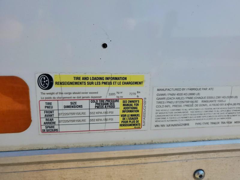 2018 Aluminum Trailer Co 2018 ATC RAVAB8520+0-2S5.2K Enclosed Cargo Trailer