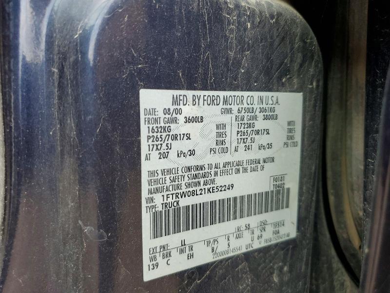 2001 Ford F150 Supercrew