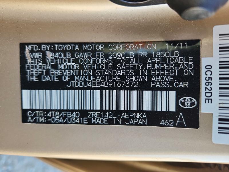 2011 Toyota Corolla le