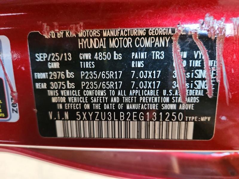 2014 Hyundai Santa fe Sport 2.4l