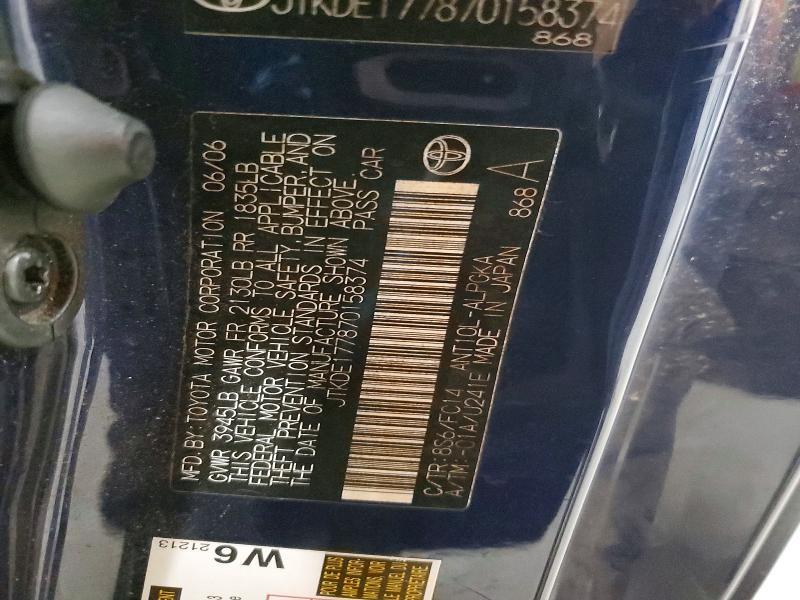 2007 Scion Tc Base