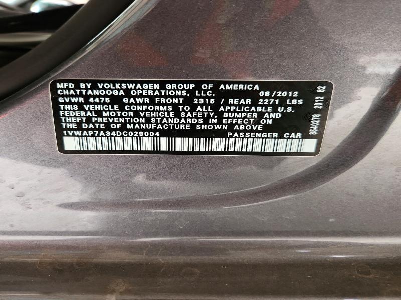 2013 Volkswagen Passat s