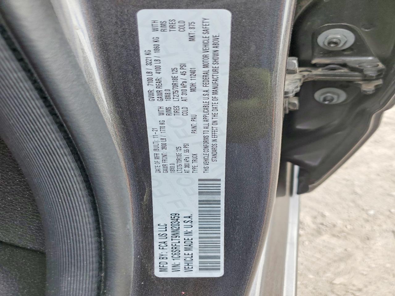 2022 Dodge RAM 1500 Rebel