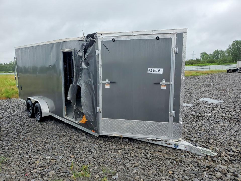 2025 Lightning Enclosed Cargo Snowmobile Trailer