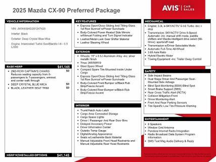 2025 Mazda Cx-90 Preferred