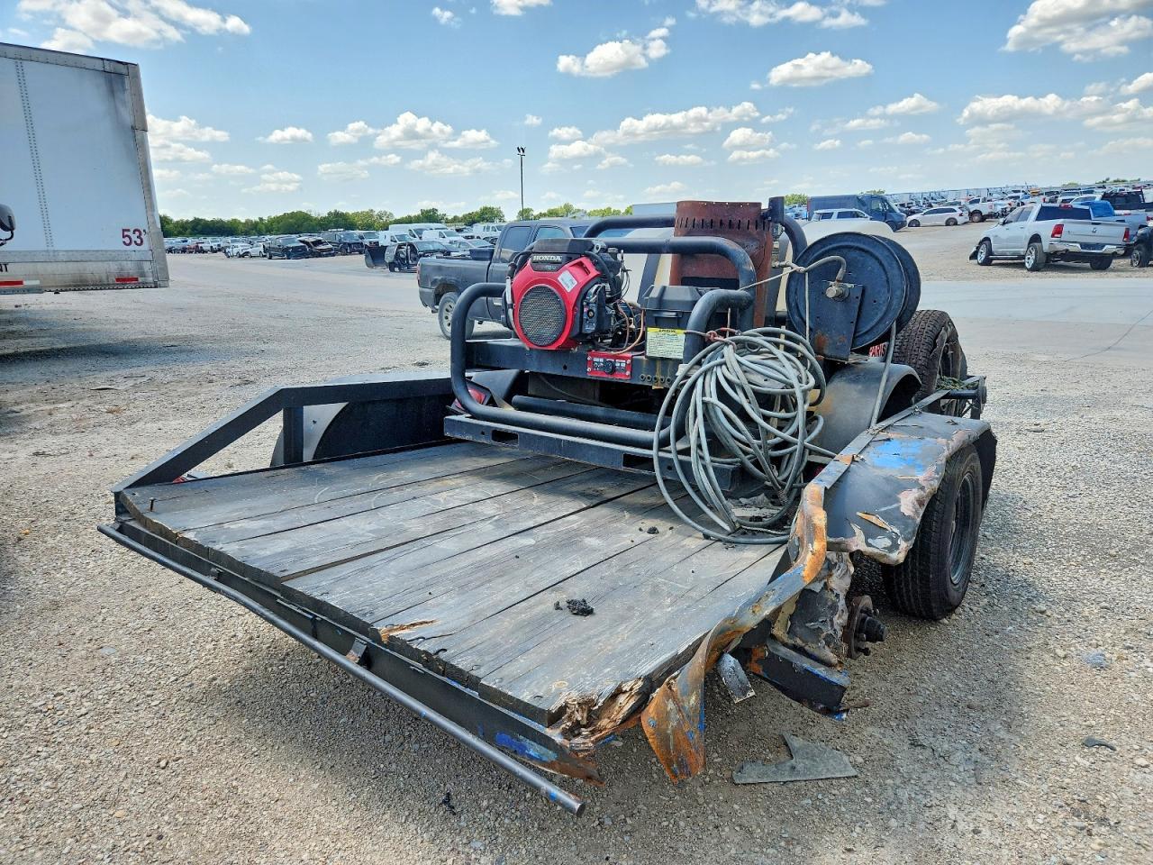 2008 Util Lity Trailer With Pressure Washer