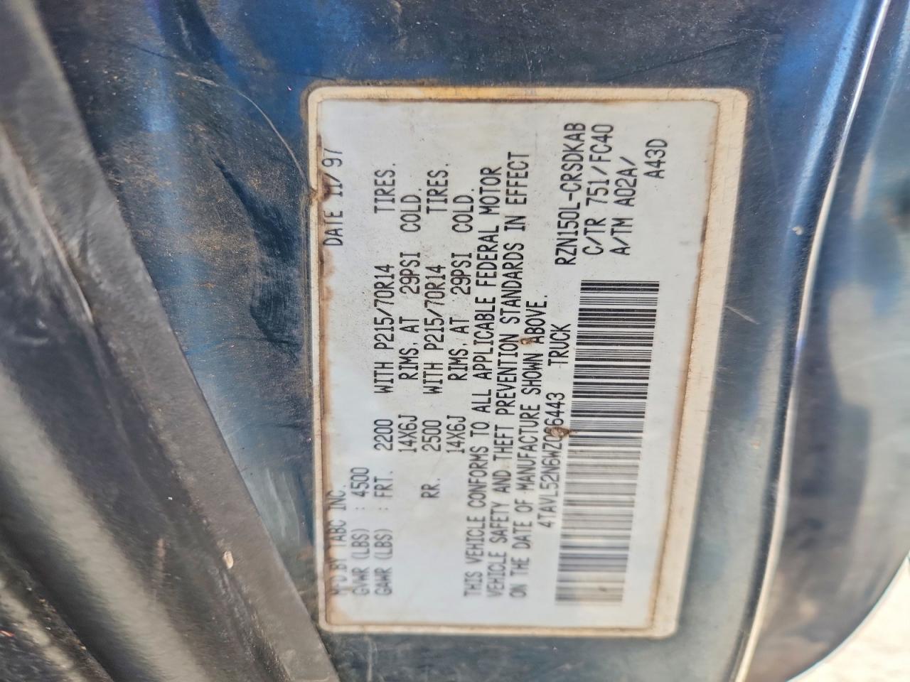 1998 Toyota Tacoma Base