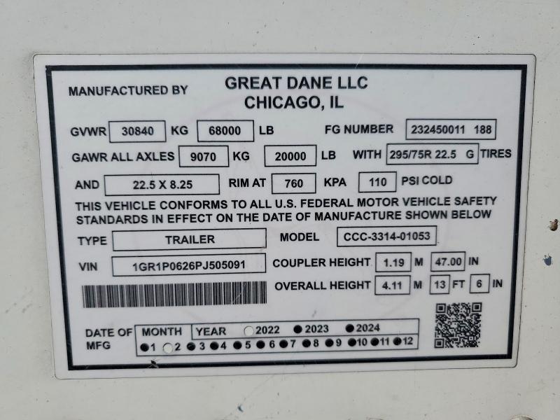 2023 Great Dane DRY BOX TR