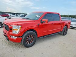Salvage trucks for sale at Houston, TX auction: 2021 Ford F150 Supercrew