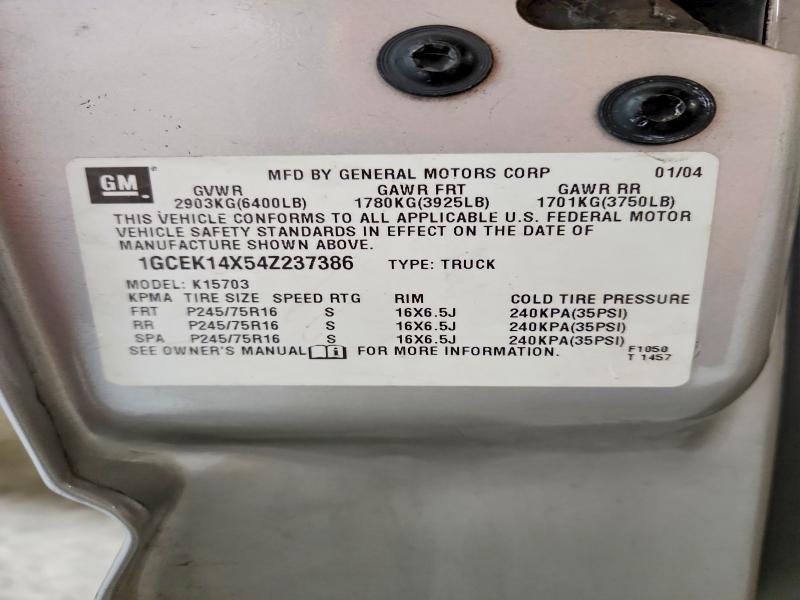 2004 Chevrolet Silverado K1500