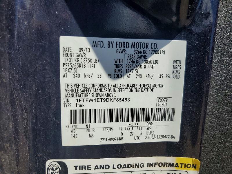 2013 Ford F150 Supercrew