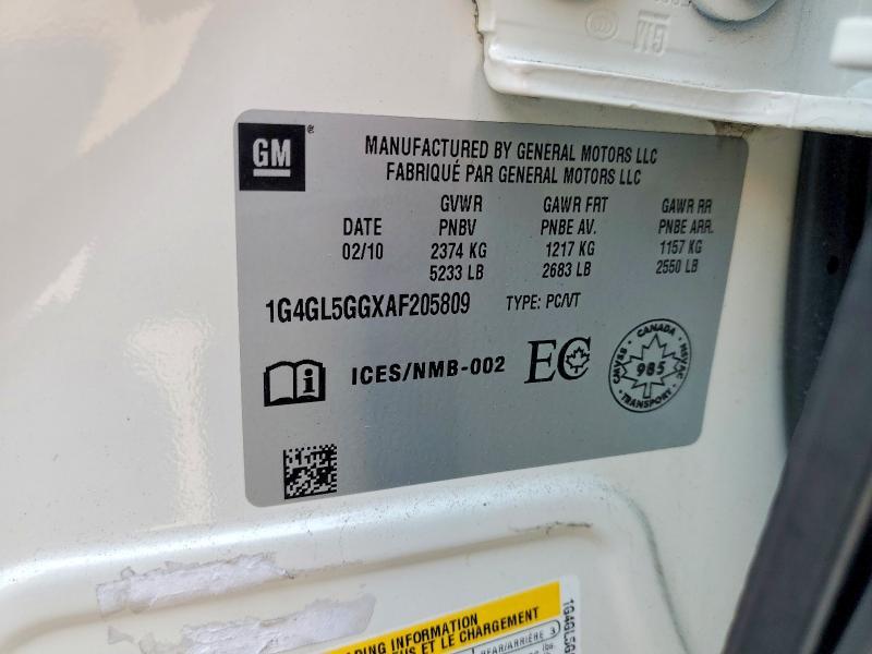2010 Buick Allure/lacrosse cxl
