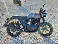 Salvage motorcycles for sale at Taylor, TX auction: 2024 Royal Enfield Motors INT 650