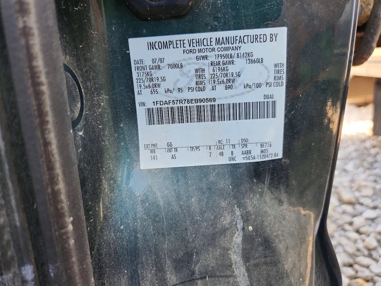 2008 Ford F550 Super Duty Dump Truck