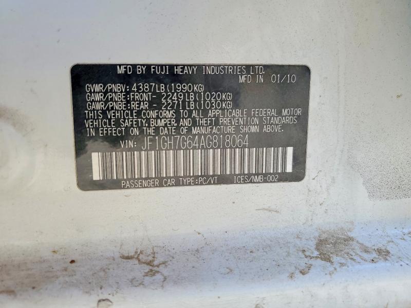 2010 Subaru Impreza wrx Limited