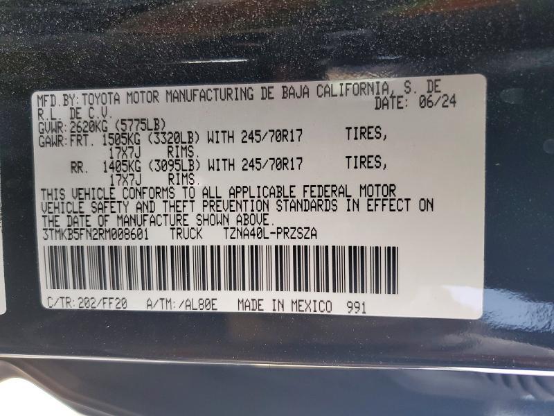 2024 Toyota Tacoma SR5