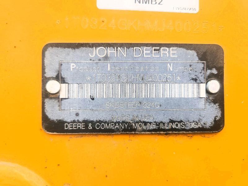 2021 John Deere 324 Skid Steer Loader