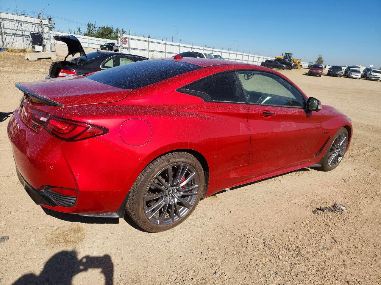 2017 Infiniti Q60 red Sport 400