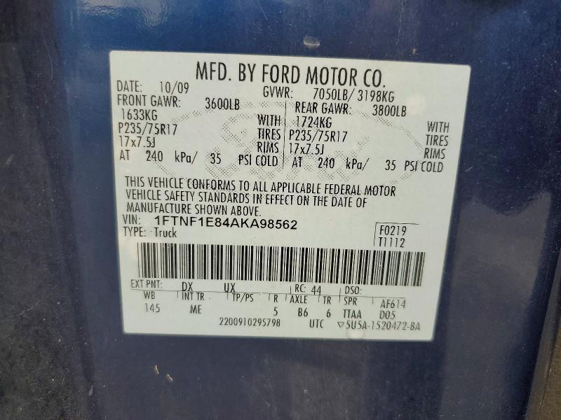 2010 Ford F150