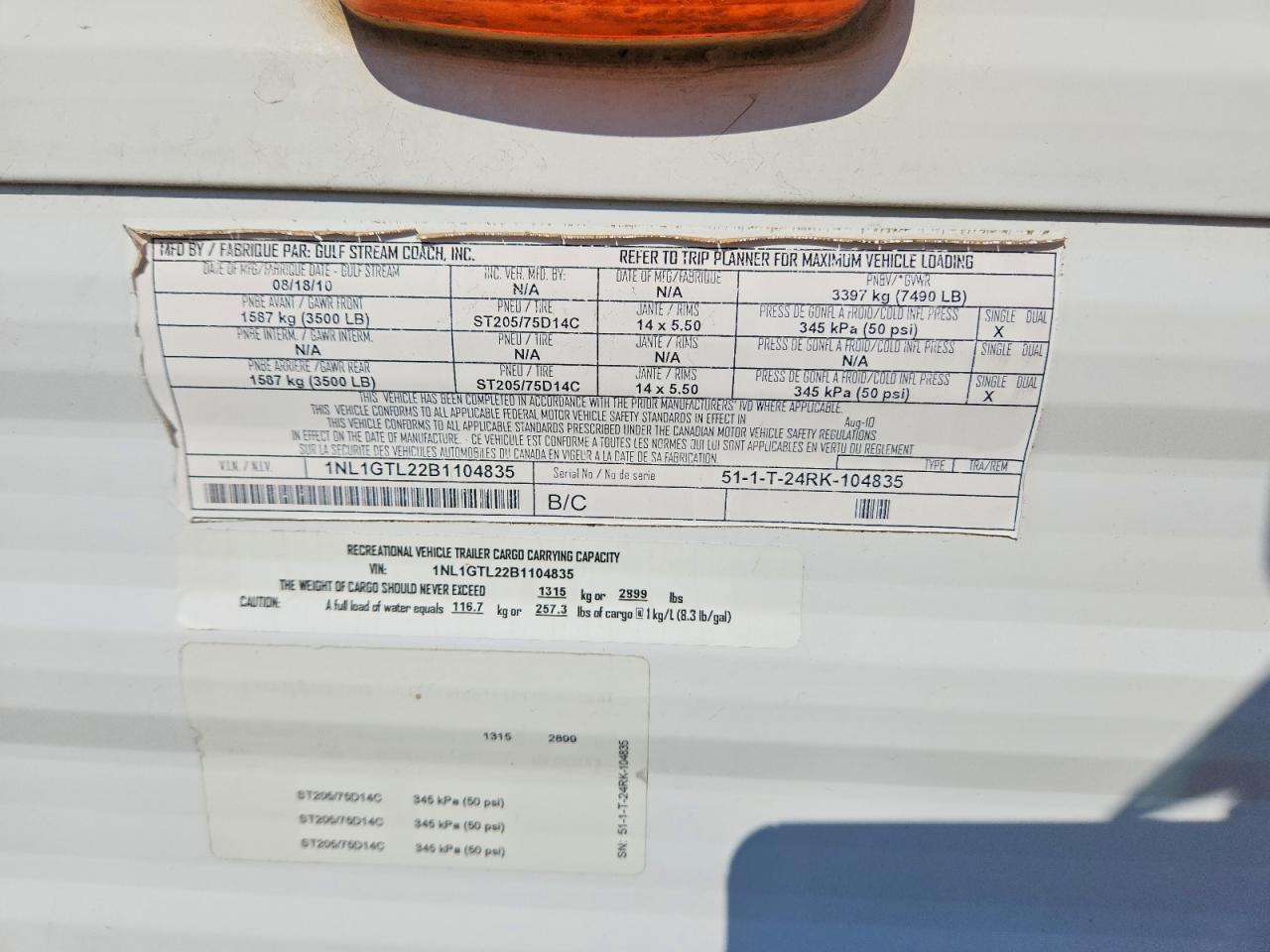 2011 Gulf Stream Amerilite Camper