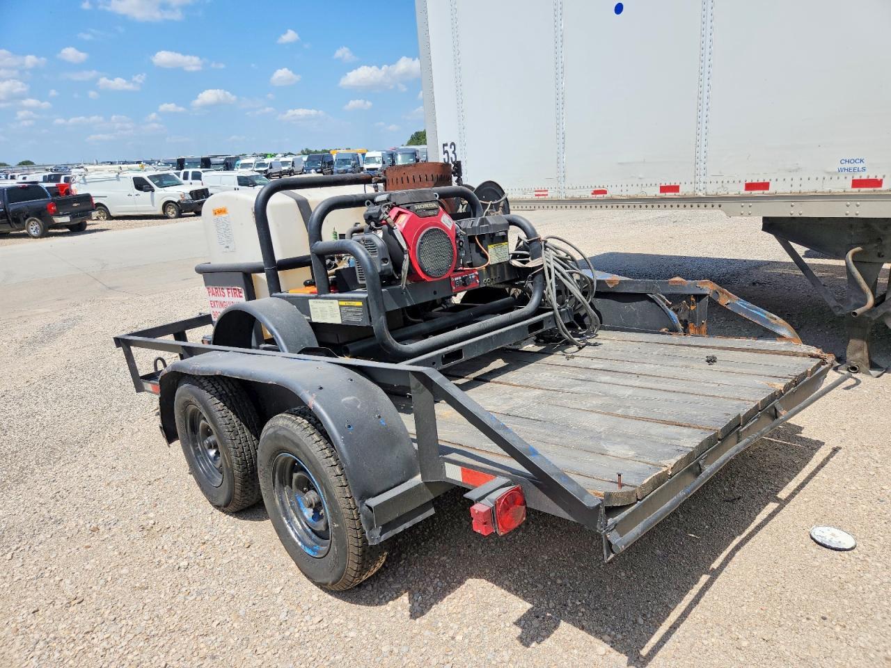 2008 Util Lity Trailer With Pressure Washer