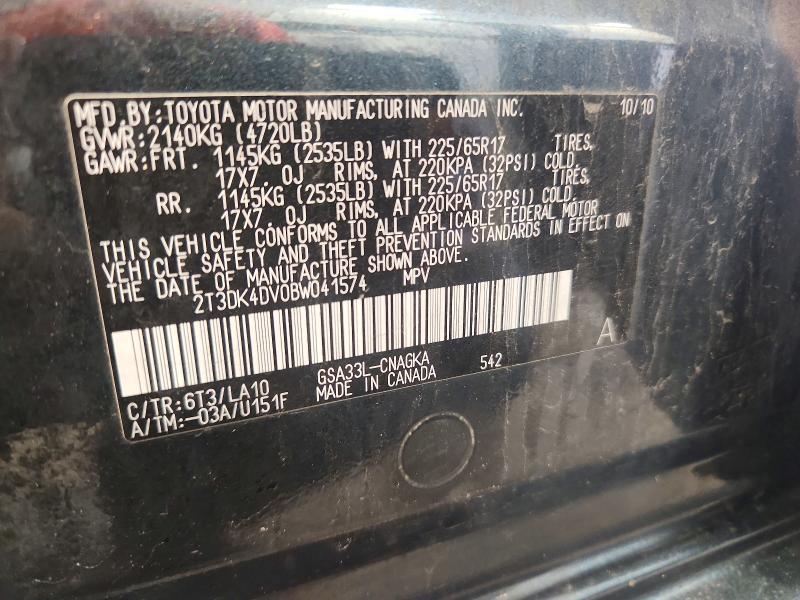 2011 Toyota Rav4 Limited
