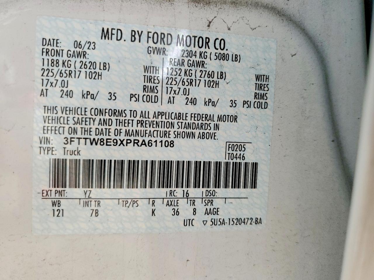 2023 Ford Maverick XL