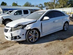 Chevrolet salvage cars for sale: 2012 Chevrolet Cruze LTZ