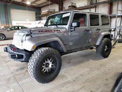 Jeep salvage cars for sale: 2013 Jeep Wrangler Unlimited Rubicon