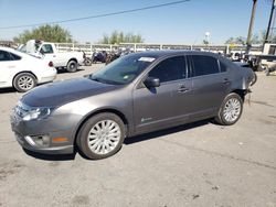 Salvage cars for sale from Copart Anthony, TX: 2011 Ford Fusion Hybrid